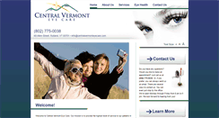 Desktop Screenshot of centralvermonteyecare.com
